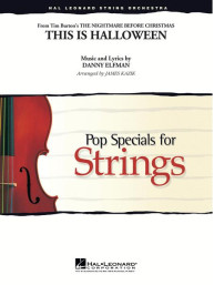 Danny Elfman: This Is Halloween (noty pro smyčcový orchestr, party, partitura)