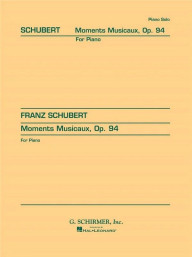 Franz Schubert: Moments Musicaux, Op. 94 (noty na klavír)