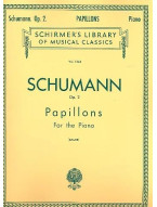 Robert Schumann: Papillons / Butterflies, Op. 2 (noty na klavír)
