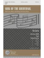 Ola Gjeilo: Song Of The Universal - SATB - Full Score and Parts (noty na sborový zpěv, klavír, smyčce)