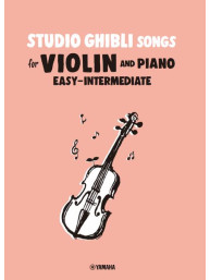 Studio Ghibli Songs for Violin Easy-Intermediate (noty na housle, klavír)