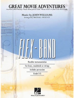 John Williams: Great Movie Adventures (noty pro flexibilní orchestr, party, partitura)