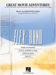John Williams: Great Movie Adventures (noty pro flexibilní orchestr, party, partitura)