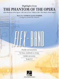 Highlights from The Phantom of the Opera / Fantom opery (noty pro flexibilní orchestr, party, partitura)
