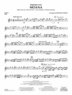 Highlights from Moana (noty pro flexibilní orchestr, party, partitura)