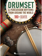 Drumset & Percussion Rhythms from Around the World (noty na bicí, perkuse)