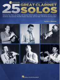 25 Great Clarinet Solos (noty na klarinet)(+audio)