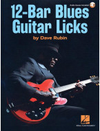 Dave Rubin: 12-Bar Blues Guitar Licks (noty, tabulatury na kytaru)(+audio)