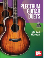 Michel Heroux: Plectrum Guitar Duets (noty na kytaru)(+audio)