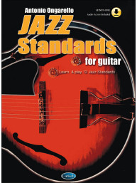 Jazz Standards For Guitar (noty na kytaru)(+audio)