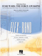 Selections from Star Wars: The Force Awakens (noty pro flexibilní orchestr, party, partitura)