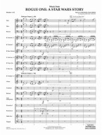 Music from Rogue One: A Star Wars Story (snadné noty pro koncertní orchestr, party, partitura)
