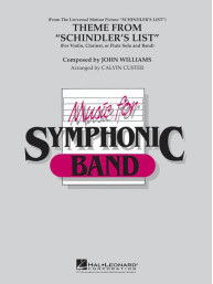 Theme from Schindler's List (noty pro příčnou flétnu, koncertní orchestr, party, partitura)