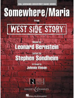 Leonard Bernstein: Somewhere / Maria (snadné noty pro koncertní orchestr, party, partitura)