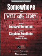 Leonard Bernstein: Somewhere from West Side Story (snadné noty pro koncertní orchestr, party, partitura)