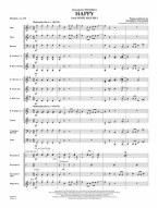Pharrell Williams: Happy from Despicable Me 2 (snadné noty pro koncertní orchestr, party, partitura)
