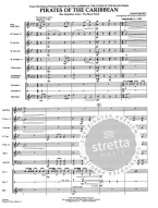 Pirates of the Caribbean (snadné noty pro koncertní orchestr, party, partitura)