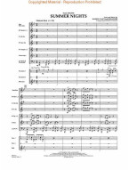 Summer Nights from Grease (snadné noty pro koncertní orchestr, party, partitura)