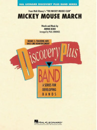 Mickey Mouse March (snadné noty pro koncertní orchestr, party, partitura)