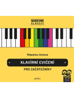 Štěpánka Cimlová: Barevné klávesy - Klavírní cvičení pro začátečníky