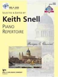Keith Snell: Piano Repertoire Baroque & Classical - Level 4 (noty na klavír)