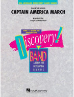 Captain America March (snadné noty, koncertní orchestr, party, partitura)