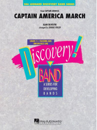 Captain America March (snadné noty, koncertní orchestr, party, partitura)