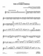 Try Everything from Zootopia (snadné noty pro koncertní orchestr, party, partitura)