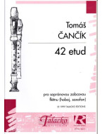 Tomáš Čančík: 42 etud pro sopranovou zobcovou flétnu (hoboj, saxofon)