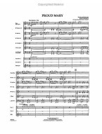 Creedence Clearwater Revival: Proud Mary (snadné noty pro koncertní orchestr, party, partitura)
