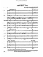 Lady Gaga: Born This Way (snadné noty pro koncertní orchestr, party, partitura)