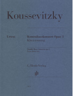 Sergej Kusevickij: Double Bass Concerto op. 3 (noty na kontrabas, klavír)