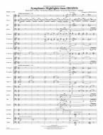 Symphonic Highlights from Frozen (noty pro symfonický koncertní orchestr, party, partitura)