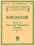 Friedrich Burgmüller: 25 Easy and Progressive Studies, Op. 100 - Book 2 (noty na klavír)