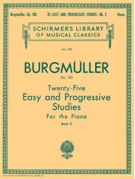Friedrich Burgmüller: 25 Easy and Progressive Studies, Op. 100 - Book 2 (noty na klavír)