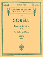 Arcangelo Corelli: 12 Sonatas, Op. 5 - Volume 1 (noty na housle, klavír)