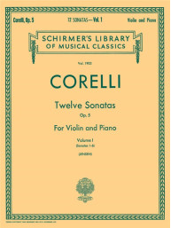 Arcangelo Corelli: 12 Sonatas, Op. 5 - Volume 1 (noty na housle, klavír)