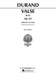 Auguste Durand: Valse in E Flat, Op. 83 (noty na klavír)