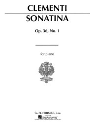 Muzio Clementi: Sonatina in C Major, Op. 36, No. 1 (noty na klavír)