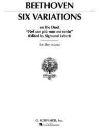 Ludwig van Beethoven: 6 Variations (noty na klavír)