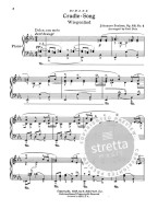 Johannes Brahms: Cradle Song (noty na klavír)