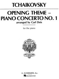 P.I. Čajkovskij: Opening Theme - Piano Concerto No.1 (noty na klavír)