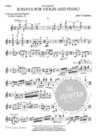 John Corigliano: Sonata (noty na housle, klavír)