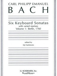 Carl Philipp Emanuel Bach: Six Keyboard Sonatas 1 (noty na klavír)