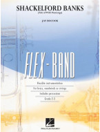 Jay Bocook: Shackelford Banks - Tale of Wild Mustangs (noty pro flexibilní orchestr, party, partitura)