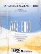Canadian Brass: Just a Closer Walk with Thee (noty pro flexibilní orchestr, party, partitura)