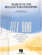 March of the Belgian Paratroopers (noty pro flexibilní orchestr, party, partitura)