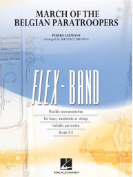 March of the Belgian Paratroopers (noty pro flexibilní orchestr, party, partitura)