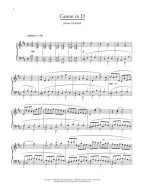 Pachelbel: Canon in D (noty na klavír)