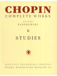 Frédéric Chopin: Complete Works II: Studies (noty na klavír)